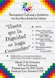 Encuentro Cultural y Artístico en Ayuda a Amèriaca Latina